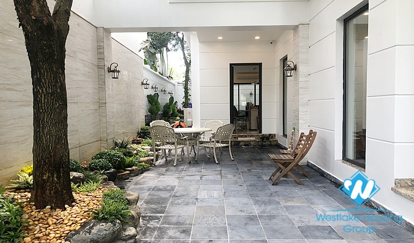 Beautiful villa for rent with European style, fully furnished